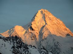 15 K2 North Face At Sunset From K2 North Face Intermediate Base Camp